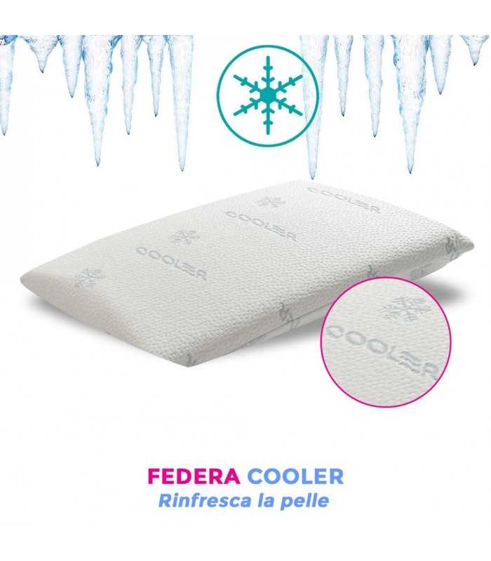 Tessuto cooler rinfrescante per il cuscino. Rinfresca il guanciale