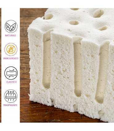 Natural latex topper with Tencel fabric