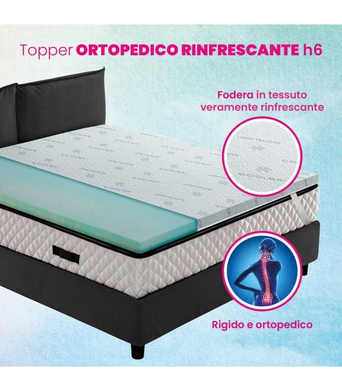 Rigid Topper Orthopedic Refreshings with Cooler Fabric