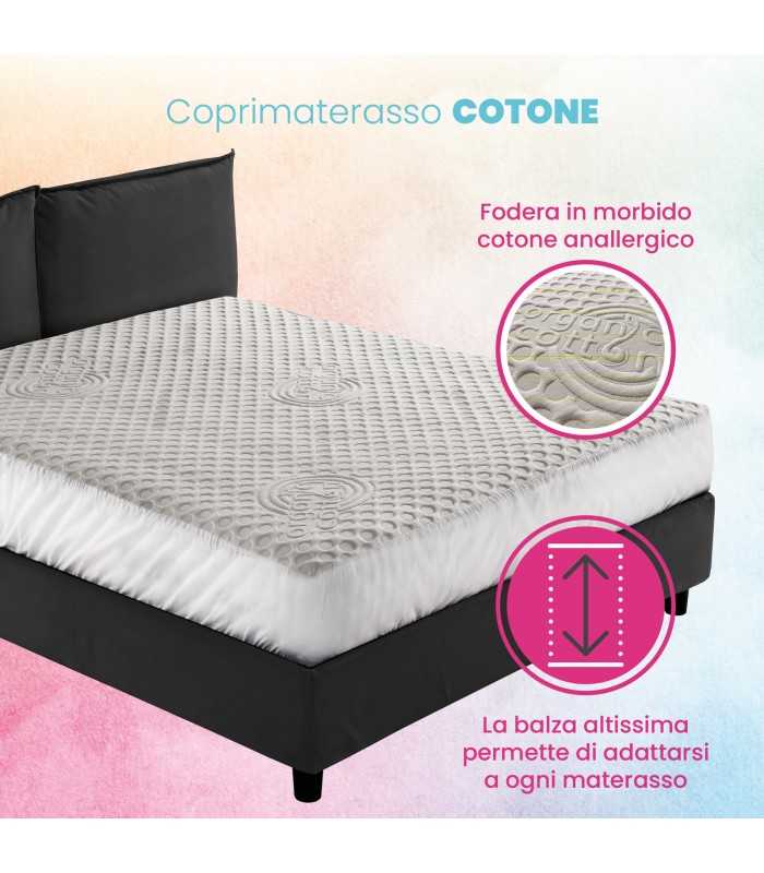 Cotton mattress cover for high mattresses, free shipping