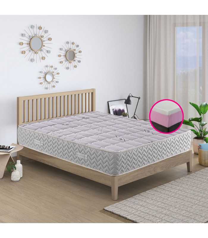 Rigid and orthopedic mattress Summer side and winter side