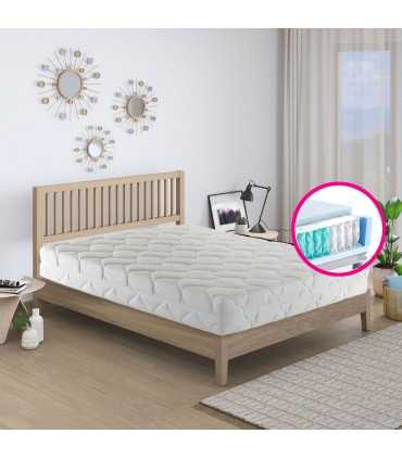 Removable pocket spring mattress. Rigid orthopedic