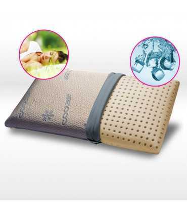 cuscino in lattice e federa rinfrescante cooler