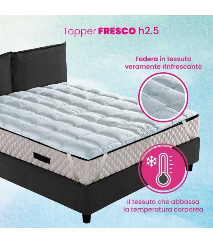 Topper economico con tessuto termo regolatore