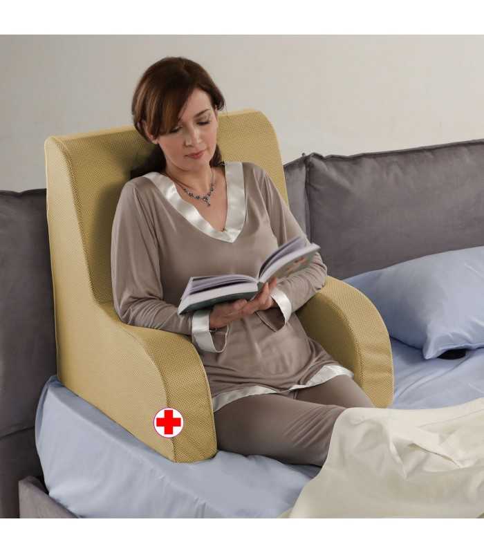 Backrest drawable bed armchair for enticed or elderly