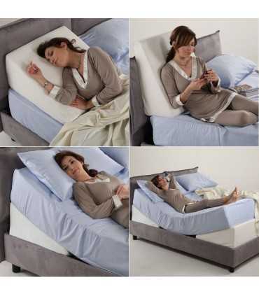 Cuscino cuneo anti reflusso posturale con 2 tessuti. PROMO