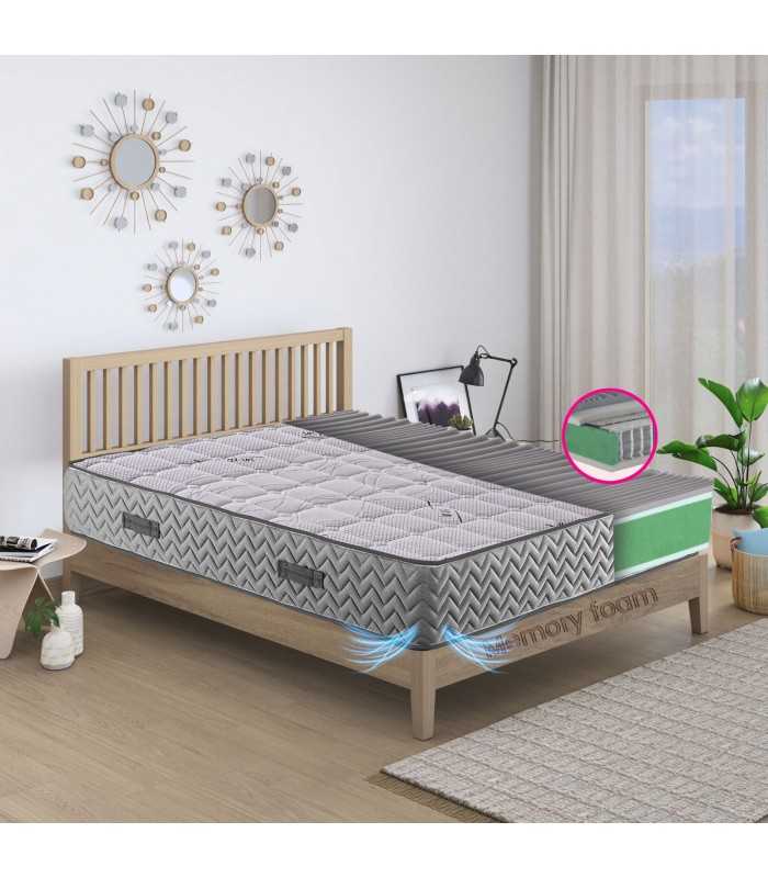 Independent soft mattress and hybrid memory on sale