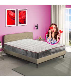 Packed spring mattress for couples, mattress MOD. AMORE
