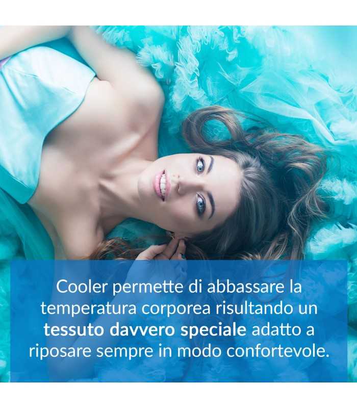 Topper memory fresco H6, correttore materasso CON TESSUTO RINFRESCANTE sfoderabile - STAR FOAM FRESH 6