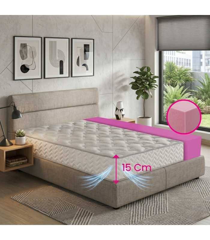 Mattress on offer with memory pillows and mattress cover as a gift