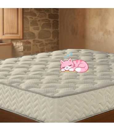 50kg / m3 density mattress with cushions and mattress cover as a gift