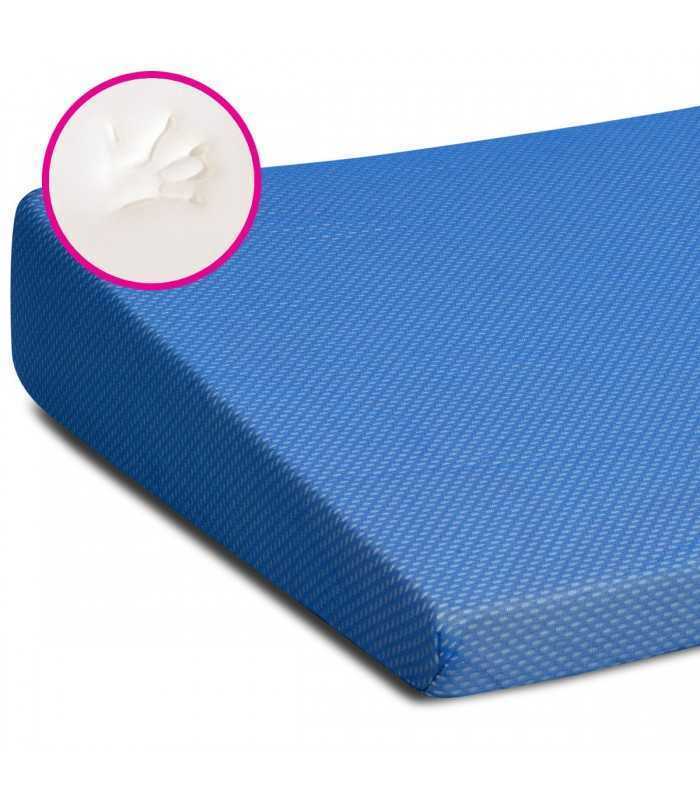 Orthopedic cushion to improve sitting posture or support the back, made of memory foam with breathable, washable fabric