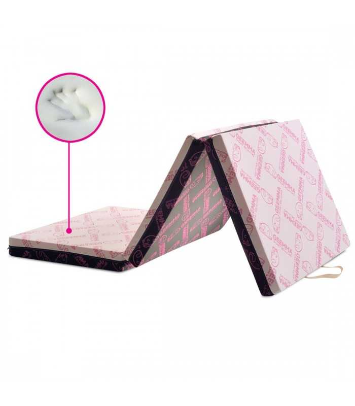 Futon mat with memory that fits the body shapes